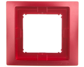 Simon Basic Neos Ramka pojedyncza IP44 rubinowy BMRC1B/033
