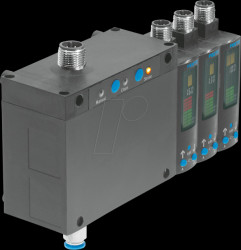 552140 Air gap sensor, 2x PNP, control module, 3 sensors, wall mounting