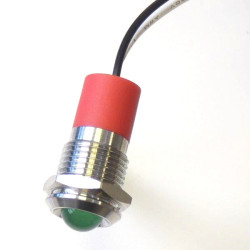 Panel LED 110V, zielona 12mm LED Wyprowadzenia CML Innovative Technologies