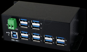EX-1112HMS 12 Ports USB 3.0 / 3.1 Metal HUB