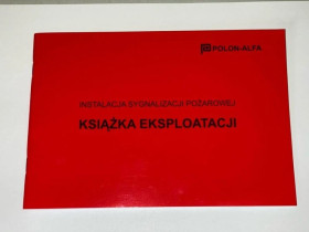 Książka Eksploatacji SAP Systemów Sygnalizacji Pożarów PPOŻ Polon-Alfa