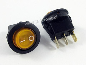PRZEŁ.<56C> PODŚ.12V ŻóŁTY OKRĄGŁY
