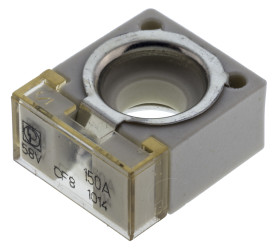 Bezpiecznik samochodowy, 150A kolor Szary, biały, Littelfuse 58V dc