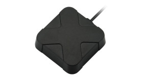 Antena wielopasmowa, zewnętrzna AA.175.301111 Magnetyczny, Złącze męskie SMA, Taoglas 3.8dBi GPS MagmaX2 AA.175