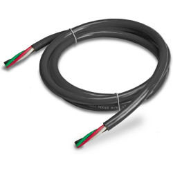Kabel zasilający 4 Core Polichlorek winylu PVC Sheath Czarny