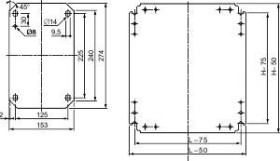 Schneider Electric NSYMM128 (D x S) 1200 mm x 800 mm stal ocynkowana 1 szt.