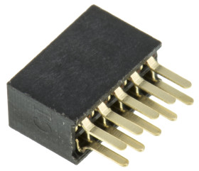 Gniazdo PCB 10 -pinowe 2 -rzędowe raster: 1.27mm Listwa z gniazdami Proste Przewlekany