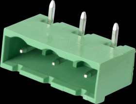 RND 205-00398 Pin header - 3-pole, contact spacing 7,5 mm, 90°