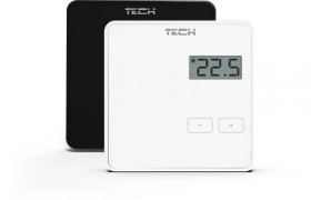 SINUM R-8b Regulator pokojowy bezprzewodowy kolor czarny