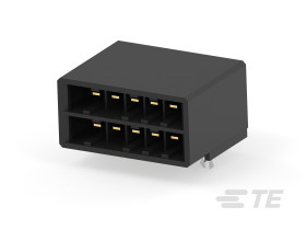 Listwa stykowa PCB 10-pinowe Dynamic 3000 raster: 5.08 mm Poziomy 2-rzędowe TE Connectivity Płyta W osłonie