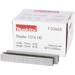 Makita F-32663 Staples 5040 Pieces 16 mm L X 10 mm W