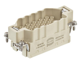 Harting 09322403001 Wstawka pinowa męska 09 32 240 3001, 1 szt.