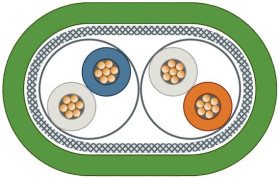 Siemens 6XV18502LH60 Złącze niekonfekcjonowane czujnika/aktuatora 6XV1850-2LH60, 1 szt.