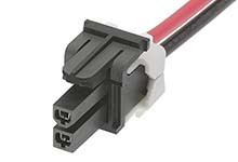 Kabel przewód-płytka, Mini-Fit TPA2, 600 V AC/DC, 9 A, raster: 4.2mm, 1m, Okrągły, Cyna