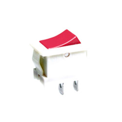 Przełącznik kołyskowy Wł.-wył. Nie 10 A SPST Czerwony NKK Switches