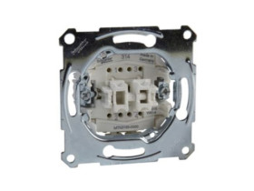 MERTEN Mechanizm przycisku podwójnego zwierno-rozwiernego jednobiegunowego MTN3155-0000 SCHNEIDER ELECTRIC