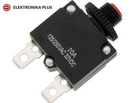 WYŁĄCZNIK NADPRĄDOWY TERMOBIMETALICZNY 20A MR1