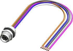Przewód czujnik-siłownik Złącze A M8 liczba rdzeni 6 długość 500mm Rodzaj A Żeńskie
