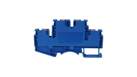 Złączka Szynowa Zaciskowa Niebieska 4Mm2 2-Piętrowa 4-Przewodowa 5811