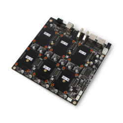 DeskPi Super6C Raspberry Pi CM4 Cluster Board - płyta główna Mini-ITX do 6 modułów Raspberry Pi CM4 - Seeedstudio 114110107