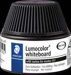 488 51-9 Refill station, Lumocolor whiteboard marker 351/351 B, black