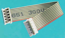 Kabel taśmowy 14-żyłowy raster 1.27mm Płaski Molex