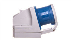 Wtyczka Odbiornikowa Z Klapką 32A 3P 230V Niebieska Ip44 523-6D