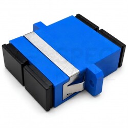 Adapter światłowodowy SM SC/PC-SC/PC duplex OS2 niebieski NEKU