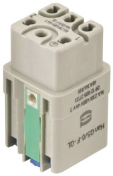 Wkładka złącza dużej mocy 5-pinowe HARTING 16A Żeński Quick Lock