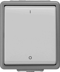 Włącznik światła, 10A, 250V, 3-biegunowy, IP44, Siemens