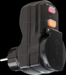 Personal protection plug adapter, IP 44