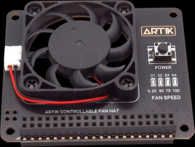 Raspberry Pi Shield - Fan 40x40mm, for pin header