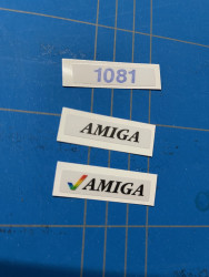 Commodore 1081 sticker set