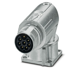 Złącze wielostykowe przemysłowe 8-pinowe M17 Montaż przedni Wtyczka Phoenix Contact