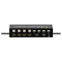 Przełącznik KVM HDMI/USB 4x1 MultiViewer 4w1 FullHD 1080p