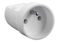 GAC250PL-CKW Gniazdo 250V - standard PL - 3 biegunowy, białe 16A - na kabel