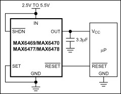 300mA LDO Linear Regulators with Internal Microprocessor Reset Circuit