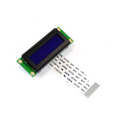 Wyświetlacz LCD Display Elektronik DEM16223SBH-PW-N czarny, biały niebieski (S x W x G) 53 x 20 x 7.5 mm