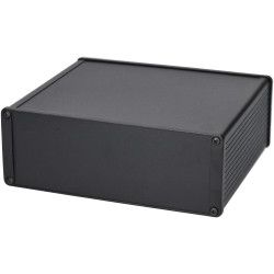 Hammond 1457U1601EBK Black Enclosure Extruded Alum EMI 160x191x66mm
