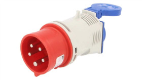 9433020Złącze Zasilające Ac Przejście 16A 230Vac Męskie/Żeńskie