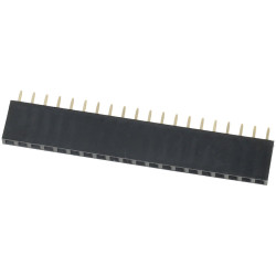 Gniazdo goldpin 1x20 pin żeńskie proste 2.54mm