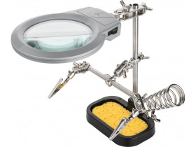 pomocniczy przyrząd: 3 ramię z lupą i uchwytem