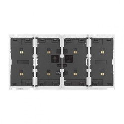 LIVING NOW MY HOME ramka stykowa 3+1mod. biały KW8103P1