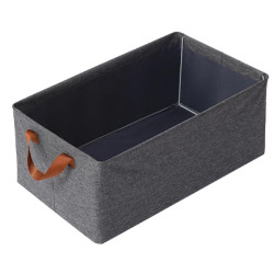 Organizer Na Ubrania Do Szafy Szuflady Składany Pojemnik 47x28x20cm Szary