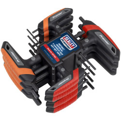 Sealey AK7149 Premier Metric/Imperial T-Handle Hex Key Set 14pc