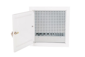 Rozdzielnica multimedialna podtynkowa 4x gniazdo simplex 8x TV SK-TEL-WN-PER