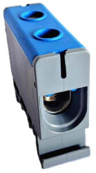 Złączka szynowa 1-torowa ZUG EZG5-50/1P/N niebieska Cu 2,5-50 mm² / Al 6-50 mm² 14102 PARTNERSITE