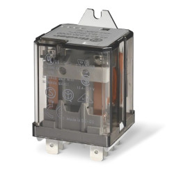 Przekaźnik mocy 110V DPDT Finder, montaż kołnierzowy