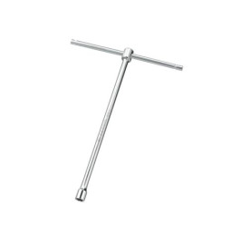 Klucz nasadowy, mat. uchwytu: Metal, dł. całkowita: 260 mm, końcówka: Sześciokątna, rozmiar: 12 mm