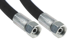 Zespół węży hydraulicznych, 658mm, 330bar, Proste G 3/8 żeńskie - Proste G 3/8 żeńskie